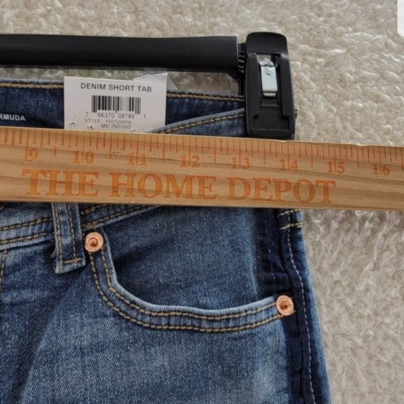 INC International Concepts Women's Mid Rise Cuffed Bermuda Shorts MD - Picture 5 of 15